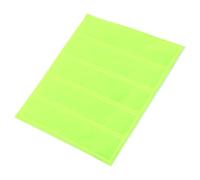 TOVINANNA Autocollants Réfléchissants Adhésifs et Amovibles pour Moto et Casques PVC Fluorescent Jaune Lot de Bandes Sécurité Décoratives