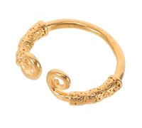 TOVINANNA Bague Ouverte Avec Manchette Ouverte Épaisse Bracelet Dragon Chinois Fait Main Bagues De Déclaration Pour Femme Et Homme