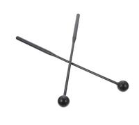 TOVINANNA Baguettes de Percussion pour Garçon et Filles, Maillets Marimba en Caoutchouc Noir, Accessoires pour Batterie et Xylophone, Maillets Robustes et Légers Adaptés au Tambour
