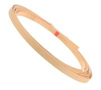 TOVINANNA Bande de Tissage en Bambou Plat Fait Main 2 Pcs 4 M X 1 Cm X 0,5 Mm Matériel pour Bricolage Panier Vannerie Loisirs Créatifs Artisanat Tissage à Plat