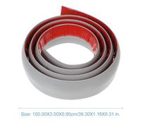 TOVINANNA Bande de Transition de Sol Adhésive PVC Profilé de Finition pour Moquette et Carrelage Bande Seuil Grise Résistante Aux Chocs Usure Finition Bordure Décorative pour Revêtements