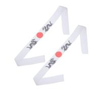 TOVINANNA Bandeau Japonerie Décoratif Taille Unique Polyester Blanc Bandeau De Karaté Accessoire Unisexe Entraînement Arts Martiaux