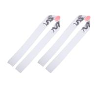 TOVINANNA Bandeau Japonerie Samouraï en Polyester Blanc Confortable et Extensible, Accessoire de Karaté Stylé pour Soutien et Tenue Sportive