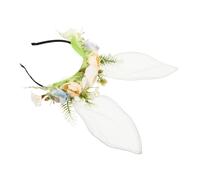 TOVINANNA Bandeau Oreilles Lapin Pâques Serre-tête Accessoire Cheveux Fête Ajustable Confortable Léger