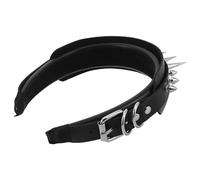 TOVINANNA Bandeau Steampunk à Rivets Tricotés Accessoire de Bal Gothique pour Femme Bandeau Punk Décoratif avec Bord Large