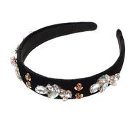 TOVINANNA bandeau strass hair charms hair toppers accesoires noel - Accessoire capillaire chic bandeau de perles rouges métier à tisser -tête baroque à strass bandeau de mariée élégant
