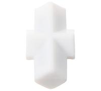 TOVINANNA Barre D'agitation Magnétique en Ptfe Croisée T26 Résistante aux Produits Chimiques, Aimants en Barre pour Laboratoire, Agitateur Magnétique Compact pour Expériences Industrielles