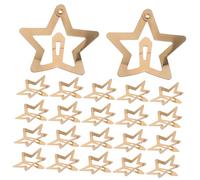 TOVINANNA Barrettes à Cheveux Étoiles En Métal Argenté 50 Pièces 3,2 Cm Décoratives Pour Femmes Accessoires De Mode Maintien Ferme Pour Toutes Occasions
