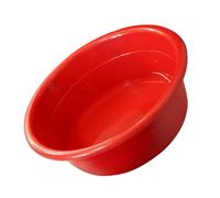 TOVINANNA Bassine Rouge en Plastique Épais Petite Taille avec Caractère Xi Multifonction pour Lavage du Visage Pieds et Vaisselle Lavabo Pratique Cuisine Salle de Bain Camping et Usage