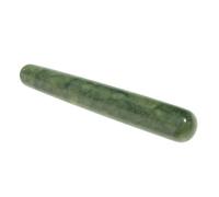 TOVINANNA Bâton de Massage en Jade Naturel Stylo D’Acupression Multifonction pour Visage et Corps Masseur Portable pour Points D’Acupuncture Outil de Massage Bien-Domicile en Pierre Jade