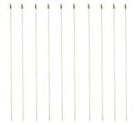 TOVINANNA Bâton pour Drapeau en Bois Compact sans Bavure, Lot de 10 Pièces Léger pour Guides Touristiques et Publicités