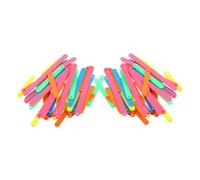 TOVINANNA Bâtonnets Géométriques Pédagogiques en Plastique 100 Pièces - 5 Longueurs - Jeu Éducatif pour Manipuler Formes Géométriques et Apprendre Relations Mathématiques en Classe
