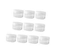 TOVINANNA Bocal En Plastique 100ml Transparent Pot Vide Avec Couvercle 42 * 71mm Écologique Pour Cosmétiques Et Bricolage Pour Et Biscuits Conteneurs à Vis