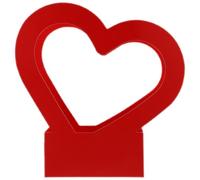 TOVINANNA Boîte à Fleurs en Papier Rouge de Cœur - Panier à Fleurs Résistant pour Emballage de Bouquets - Décoration Saint-Valentin Mariage et Fête - Coffret Présent Multifonctionnel