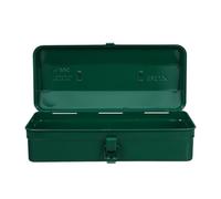 TOVINANNA Boîte à Outils Coffre à Outils Compact et Robuste en Fer Verte avec Grosse Capacité et Usage Polyvalent, Mallette de Rangement Portable pour Voiture et Maison
