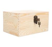 TOVINANNA Boîte de Collecte Bois avec Serrure Boîte à Dons Portable pour Bureau Accessoire de Collecte de Fonds Robuste et Pratique Design Simple et Sécurisé