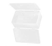 TOVINANNA Boîte de Rangement Double Couche en ABS Blanc avec Séparateurs pour Outils de Manucure, Conçue pour Organiser Vernis et Gel, Adaptée aux Bureaux et Étudiants