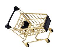 TOVINANNA Boîte De Rangement Forme De Chariot pour Éponges De Maquillage Support Pratique pour Séchage Et Stockage De Poudres Puff Accessoire Beauté Miniature Métallique