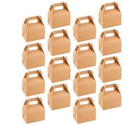 TOVINANNA Boîtes à Gâteaux Boîte de Rangement Multi-usage Pliables en Papier Kraft Lot de 30 Protection les Insectes, Maison Supermarché