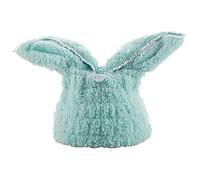 TOVINANNA Bonnet De Bain Épais À Séchage Rapide En Forme D'oreille Pour Femme Accessoire De Bande Élastique Verte Convient Aux Circonférences