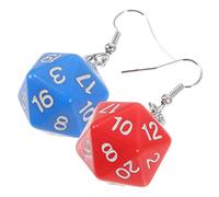 TOVINANNA Boucles d'Oreilles Dés à 20 Faces pour Femme Pendantes Amusantes Accessoire de Mode Fêtes Légères et Confortables