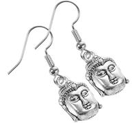 TOVINANNA Boucles d'Oreilles Pendantes Bouddha pour Femmes, Bijoux Légers en Alliage de Zinc, pour Cérémonies Religieuses et Festivals