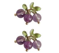 TOVINANNA Boucles Oreilles Raisin Bijoux Minimalistes Pour Femmes Boucles Oreilles Fruits Cadeaux Thème Du Raisin Petites Perles