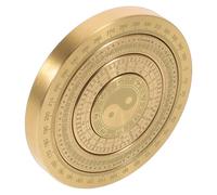 TOVINANNA Boussole Bagua en Laiton Vintage Design Compact et Portable, Décoration de Bureau Multifonctionnelle Style Mystique Oriental Maison