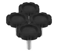 TOVINANNA Boutons de Serrage pour Pied Parasol Balcon en Acier et PP, Lot de 4 Vis de Serrage M8 pour Base de Parasol Extérieur, Ambiance Estivale Assurée