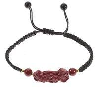 TOVINANNA Bracelet Feng Shui Pi Yao Unisexe Corde Tressée Main Richesse Accessoire Quotidien Pour Femme Et Homme Symbole Traditionnel Chinois Pour Protection Et Fortune