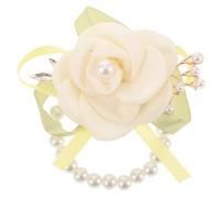 TOVINANNA bracelet fleur au poignet fleur de poignet main fleur de poignet pour la mariée Décoration de mariage bracelet corsage tourbillon de poignet fleur artificielle