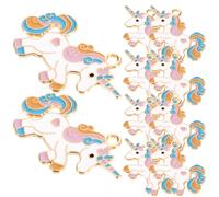 TOVINANNA Breloques En Métal Licorne Créatives Pour Fabrication De Bijoux, Petites Breloques Diy, Lot De 10 Pièces, Accessoires Pour Colliers Et Bracelets, Usage Artisanal