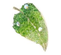 TOVINANNA Broches Vintage Bijoux D'automne Broches D'automne Pour Les Femmes Broche Verte Broche D'anniversaire Broches Et Épingles Pour Femmes Green Cuivre