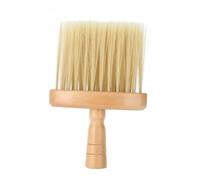 TOVINANNA Brosse à Cheveux Professionnelle à Poils Doux pour Cou et Nuque Manche Bois Confortable Balayage des Cheveux et Dépoussiérage pour Salons de Coiffure