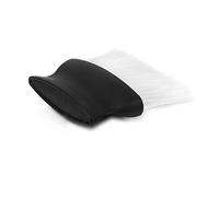 TOVINANNA Brosse à Épousseter Pour Coiffeur Brosse De Barbier Noir Et Blanc Accessoire De Salon Pour Nettoyage Des Cheveux