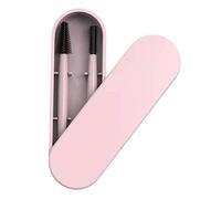 TOVINANNA Brosse à Sourcils en Silicone et Peigne à Cils Multifonction Rose Petit Format pour Femme Nettoyage Précis des Sourcils et Maquillage Quotidien