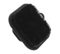 TOVINANNA Brosse de massage en silicone brosse gommage visage pinceau pour le visage en silicone gommage facial en silicone épurateur de corps hommes Gel de silice Noir