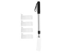 TOVINANNA Brosse de Nettoyage des Orteils en Silicone avec Manche Long, Tête Rotative Flexible, Accessoires de Séchage, Salle de Bain, Élimine Saleté et Peau Morte