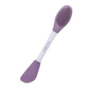 TOVINANNA Brosse Silicone Double-embout pour Masque Facial Applicateur Souple et Nettoyant Visage Brosse Nettoyante Silicone Douce pour Différents Types de Peau Outil Pratique pour