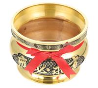 TOVINANNA Brûleur Encens Bouddhiste Sculpté Alliage Ustensile Temple Maison Décoratif Support Stable et Élégant pour Aromathérapie Zen