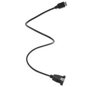 TOVINANNA Câble USB Type-e vers USB 3.0 Femelle Fixation Sécurisée par Vis, Matériau PVC Noir, Transmission Rapide, Adaptateur de Montage sur Panneau pour Ordinateur