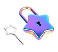 TOVINANNA Cadenas d'Étoile Mini Cadenas Décoratif pour Journal Agenda Boîte à Bijoux Carnet avec Clé Métallique Bricolage Usage Quotidien