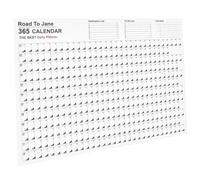 TOVINANNA Calendrier Mural 2023 Multifonction en Anglais - Agenda Annuel 365 Jours Calendrier Mensuel et Horaire Affiche Murale Créative pour Bureau Étudiants et Enseignants 1 Pièce