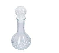 TOVINANNA Carafe à Vin Domestique 500 Ml en Verre Épais Distributeur de Vin Rapide Transparent Décanteur pour Maison Aérateur Pratique pour Sublimation des Arômes