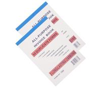 TOVINANNA Carnet de Reçus et Documentation Complète pour Petites en Papier 2pcs Suivi des Commandes Design Multi-colonnes pour Gestion Commerciale