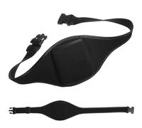TOVINANNA Ceinture de microphone ajustable pour fitness et coaching, sac pour microphone avec protection et style élégant, adapté pour enseignement de cours et danse, couleur noire