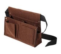 TOVINANNA Ceinture Porte-Outils de Charpentier Grosse Capacité Paquet Porte-Outils Résistant à l'usure avec Poche Épaisse Sacoche Ceinture Portable pour Chantier et Menuiserie Couleur