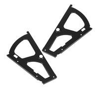 TOVINANNA Charnières pour Étagère à Chaussures en Acier Inoxydable Mécanisme Rabattable Noir pour Tiroir Simple Couche Accessoires de Remplacement pour Rangement Chaussures Gain de Place