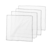 TOVINANNA Chiffons de Nettoyage de Chaussures en Coton 4Pcs Serviettes de Polissage Anti-Rayures pour Bottes et Baskets Accessoire de Voyage Pratique