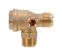 TOVINANNA Clapet Anti-Retour de Déchargeur 20 MM pour Compresseur d'Air Industriel, Pièce Détachée en Cuivre pour Tuyauterie Pneumatique